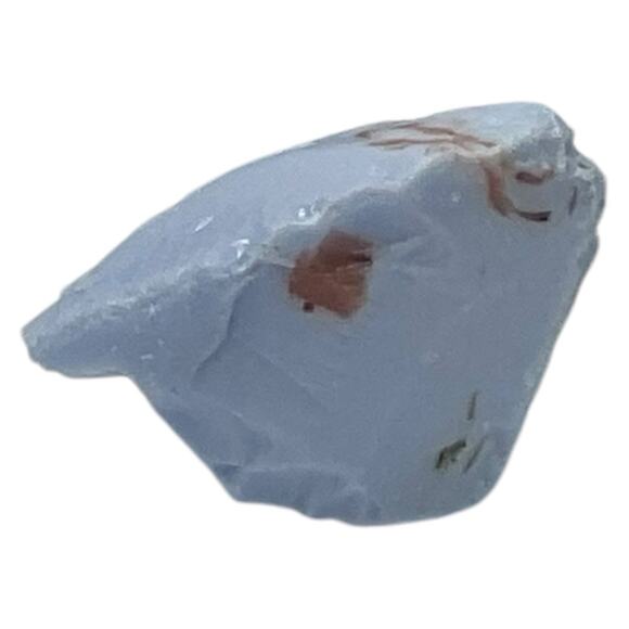 Satin Blue Pink Infused Art Glass Cullet Glowing Manganese Slag Glass #5GM38 - Picture 7 of 8